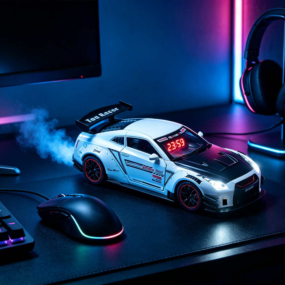 1Pcs Rechargeable LED Car Alar - Led Desk Clock recension och pris