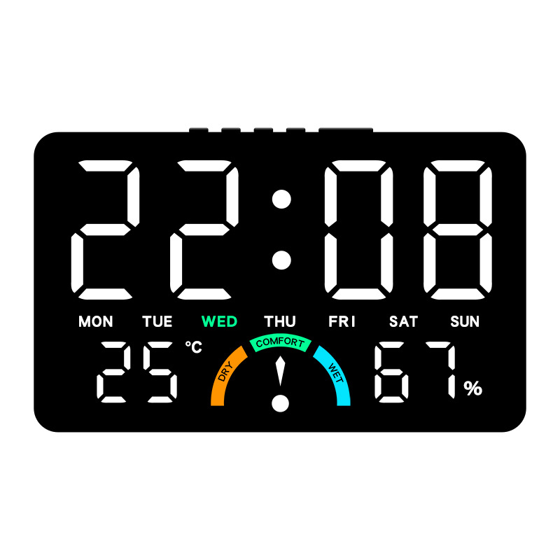 Latest Digital Clock LED Alarm - Led Desk Clock recension och pris