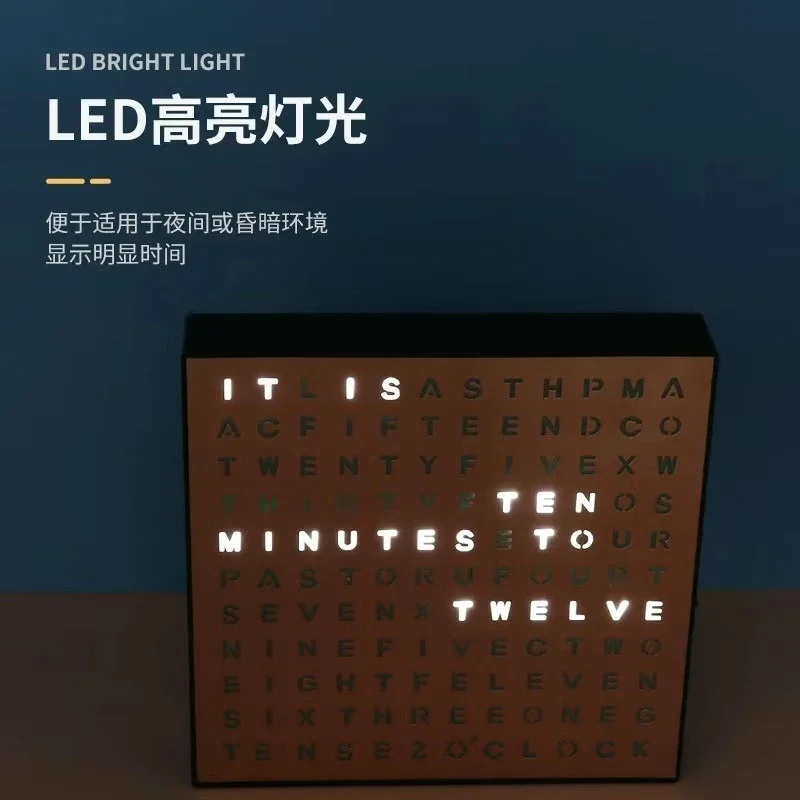 Timed Electronic Lightbox Engl - Led Desk Clock recension och pris