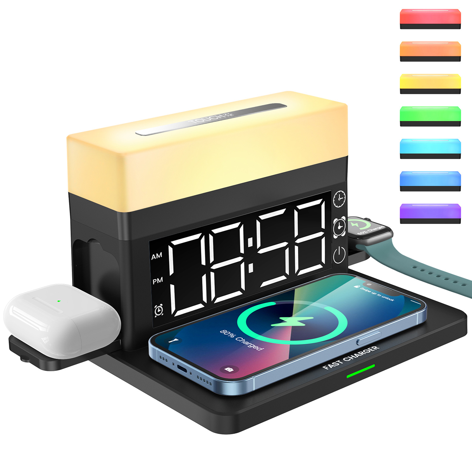 Desk Digital Alarm Clocks with - Led Desk Clock recension och pris