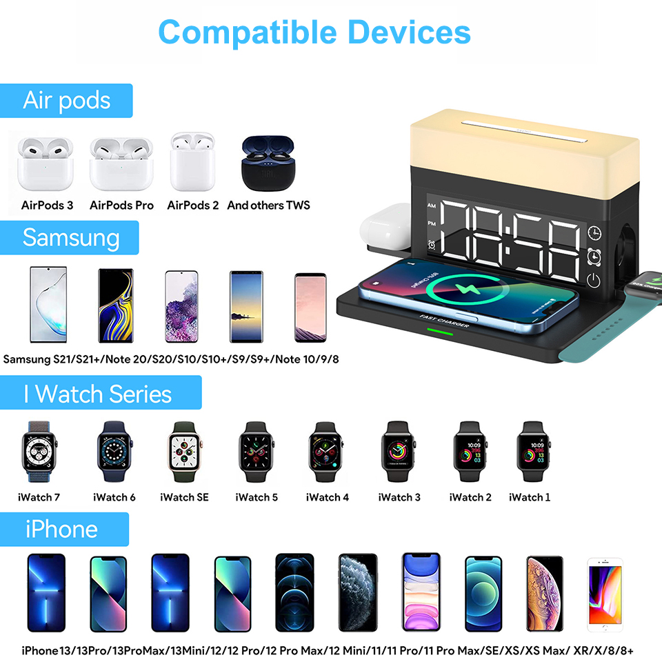 Desk Digital Alarm Clocks with - Led Desk Clock recension och pris