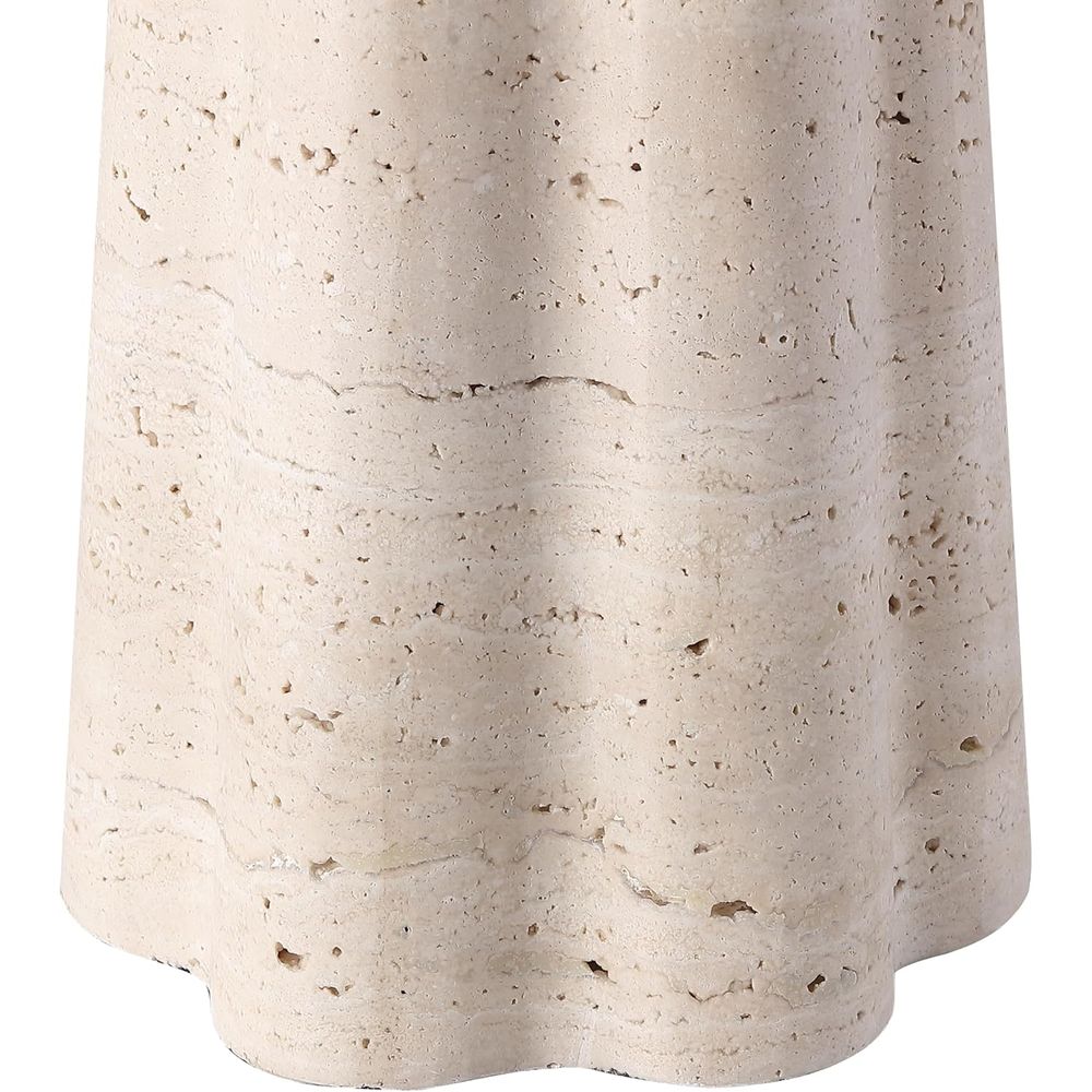 25-inch Travertine/White Table - Home Office Living Room recension och pris