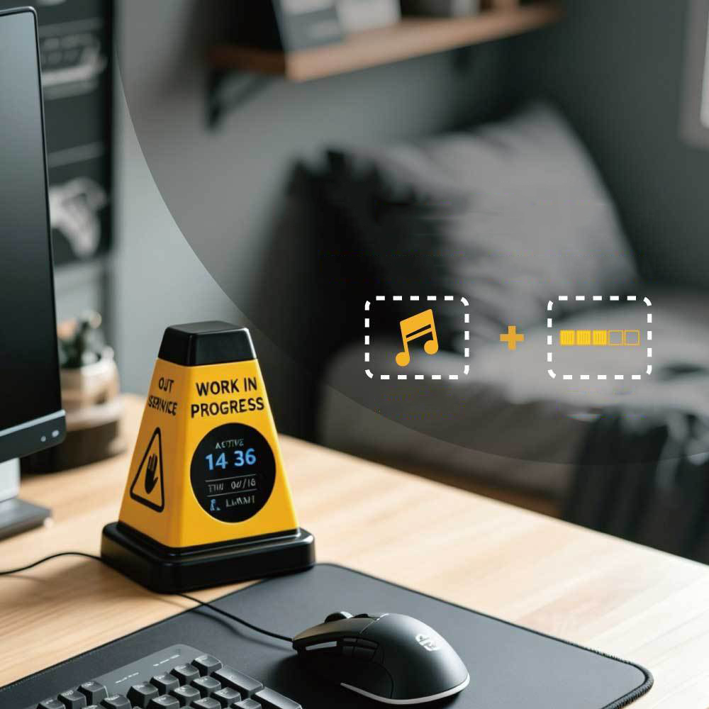 Desktop Decoration Electronic  - Led Desk Clock recension och pris