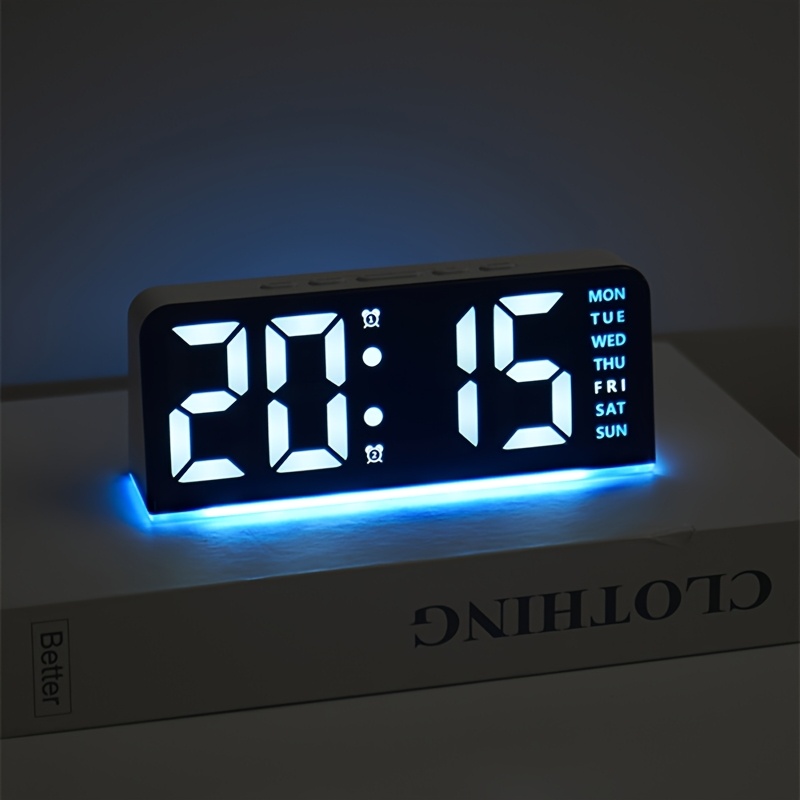 Digital LED Alarm Clock Deskto - Led Desk Clock recension och pris