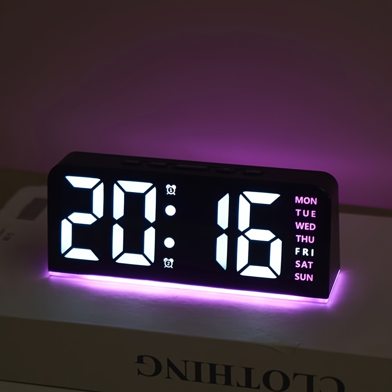 Digital LED Alarm Clock Deskto - Led Desk Clock recension och pris