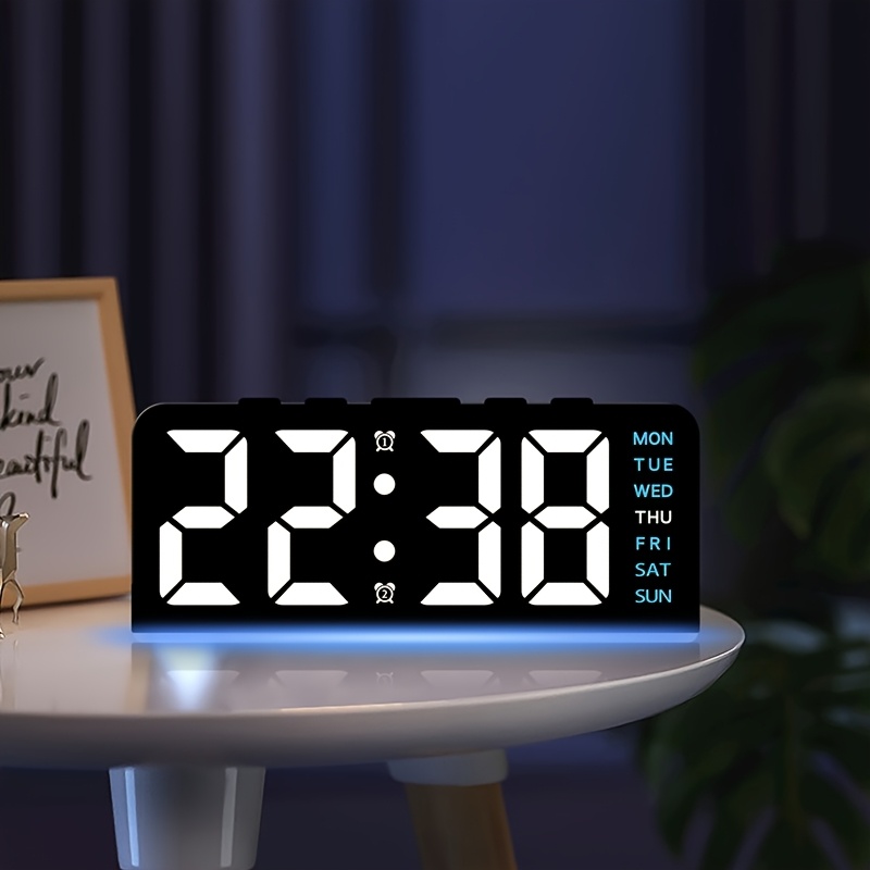 Digital LED Alarm Clock Deskto - Led Desk Clock recension och pris