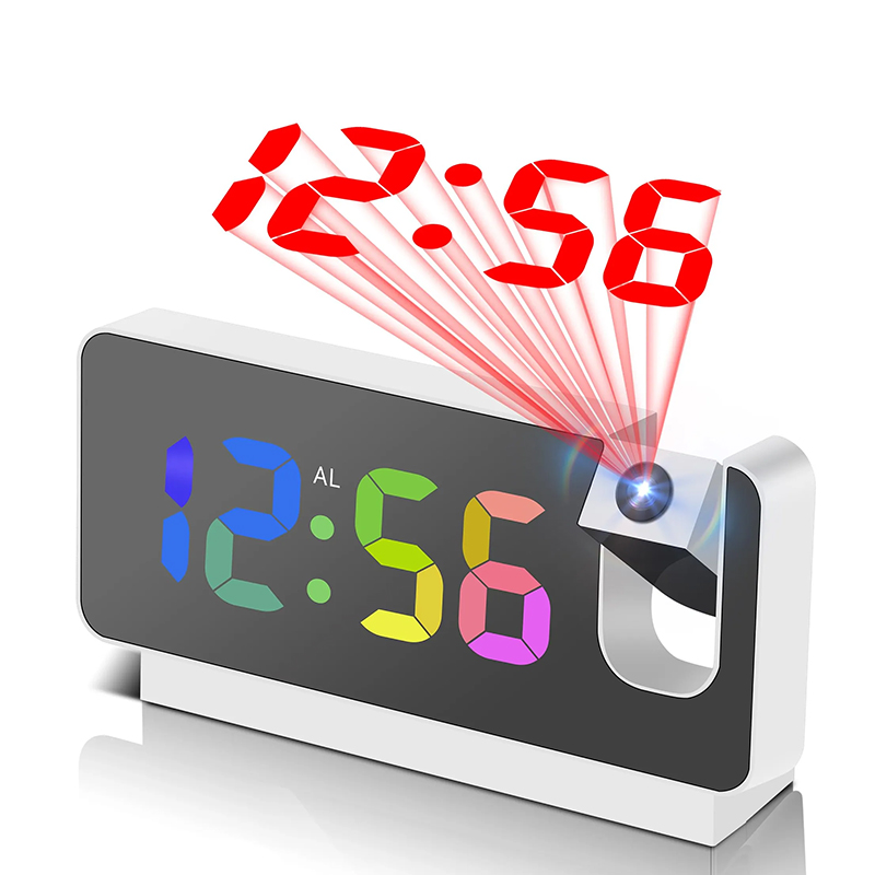 Projection Alarm Clock Desk Cl - Led Desk Clock recension och pris