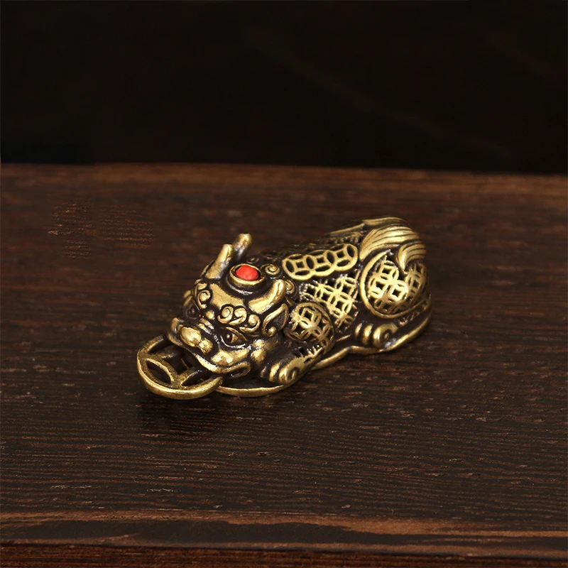 Brass Pixiu Coin Chinese Minia - Home Office Freelancer recension och pris