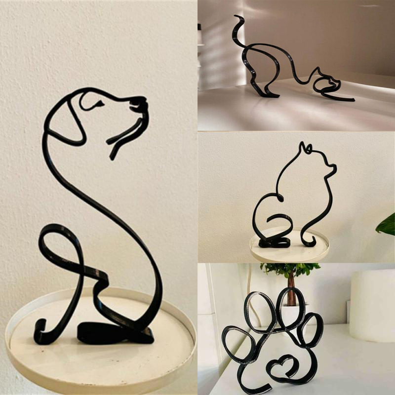 Dog Art Sculpture Metal Dog Ab - Home Office Freelancer recension och pris