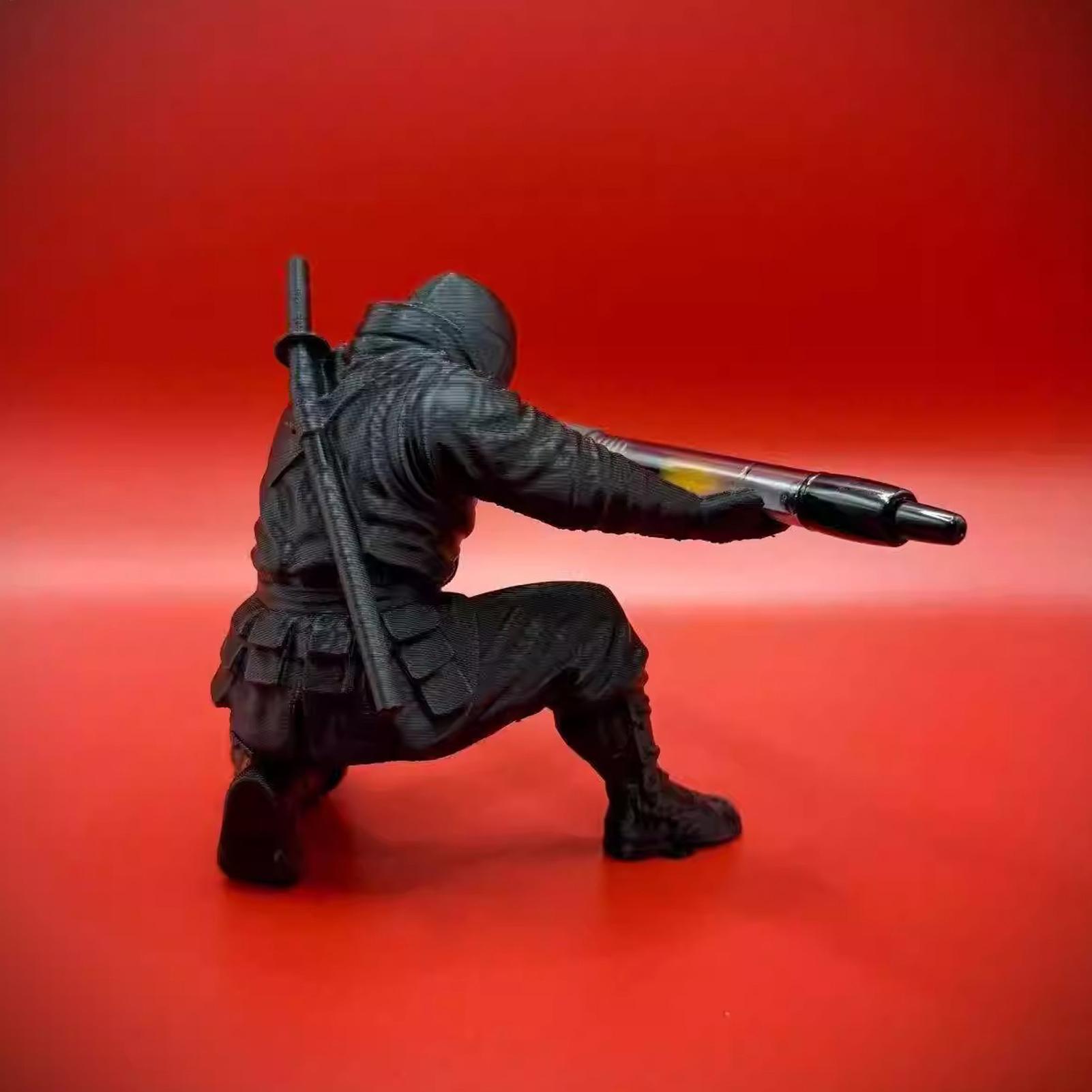 Ninja style Figure 3D Printed  - Home Office Freelancer recension och pris