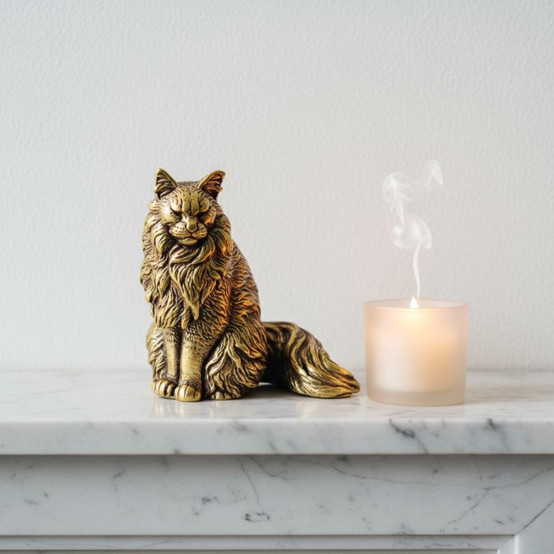 Maine Coon Miniature Figurine  - Home Office Freelancer recension och pris