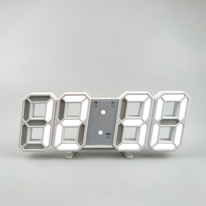 3D Digital Alarm Clock Wall LE - Led Desk Clock recension och pris
