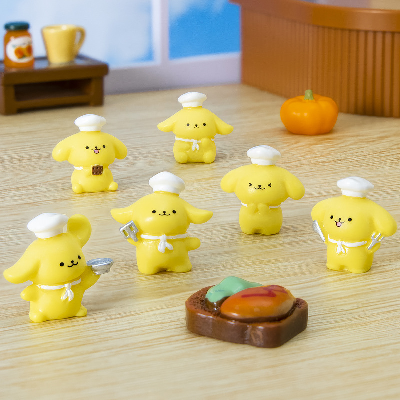 6pcs/set Cute Miniatures Resin - Home Office Freelancer recension och pris
