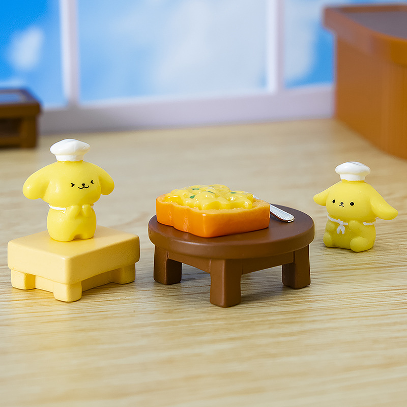 6pcs/set Cute Miniatures Resin - Home Office Freelancer recension och pris