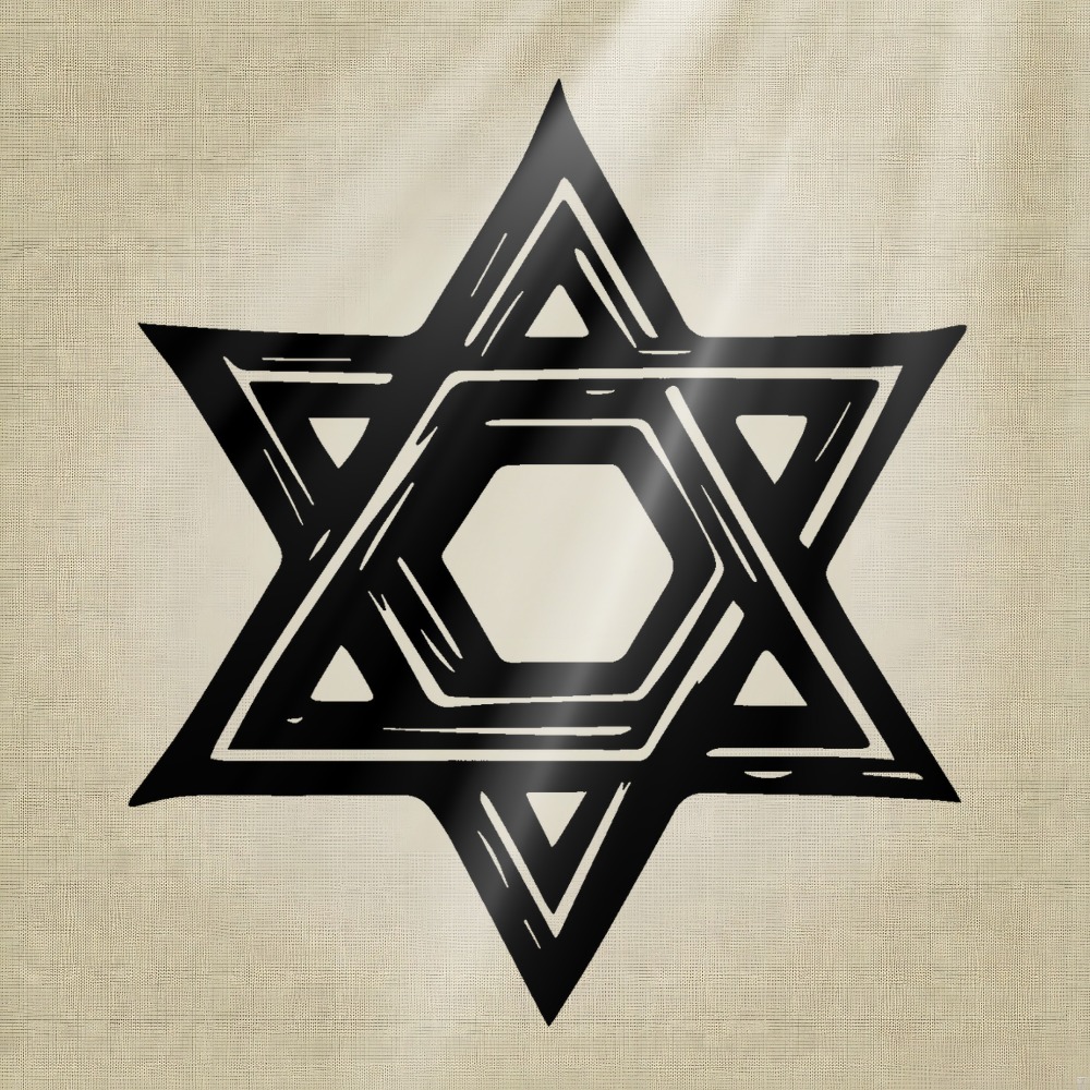 CIFBUY Star of David Metal Wal - Home Office For recension och pris