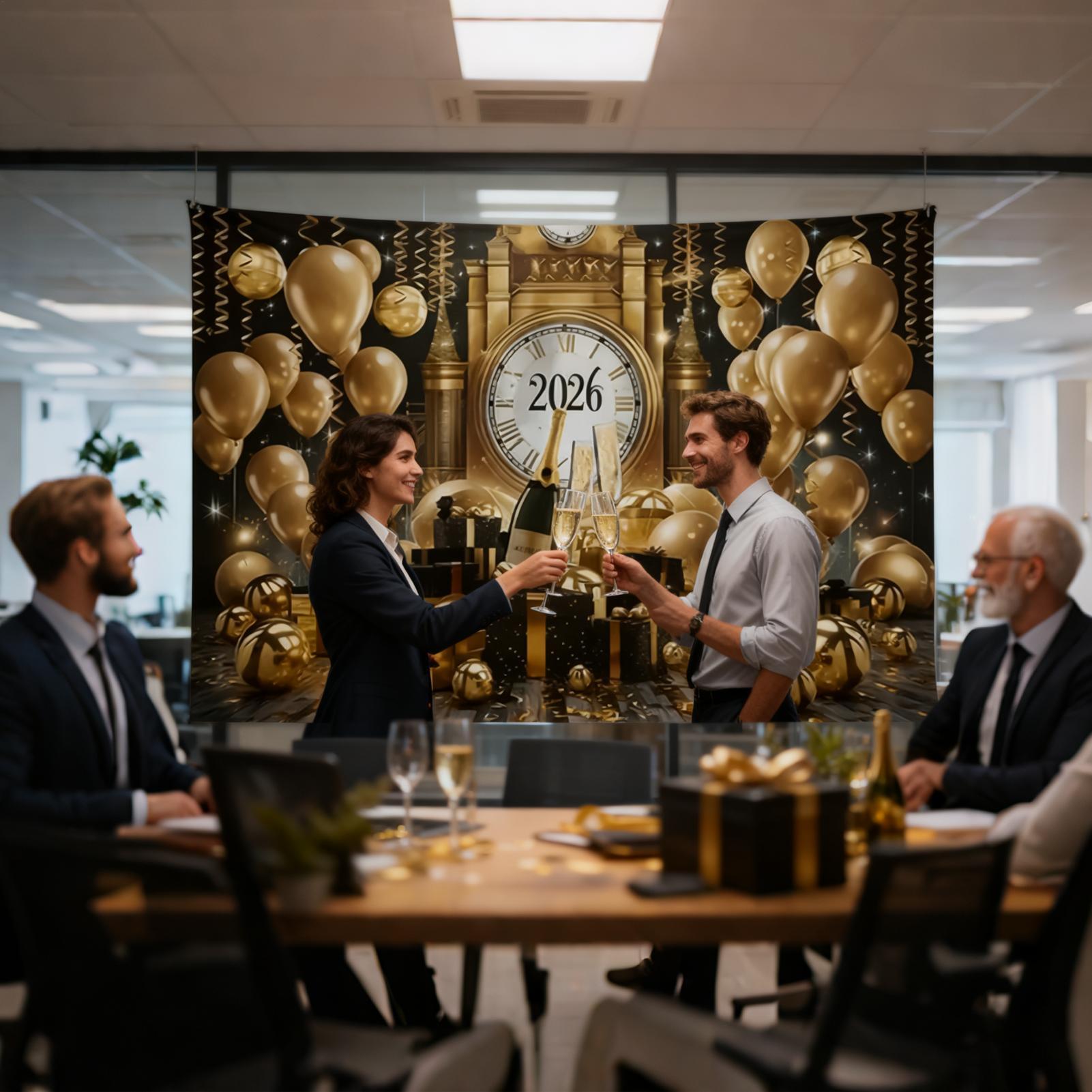 Happy New Year 2026 2026 Gold  - Home Office Holidays 2026 recension och pris