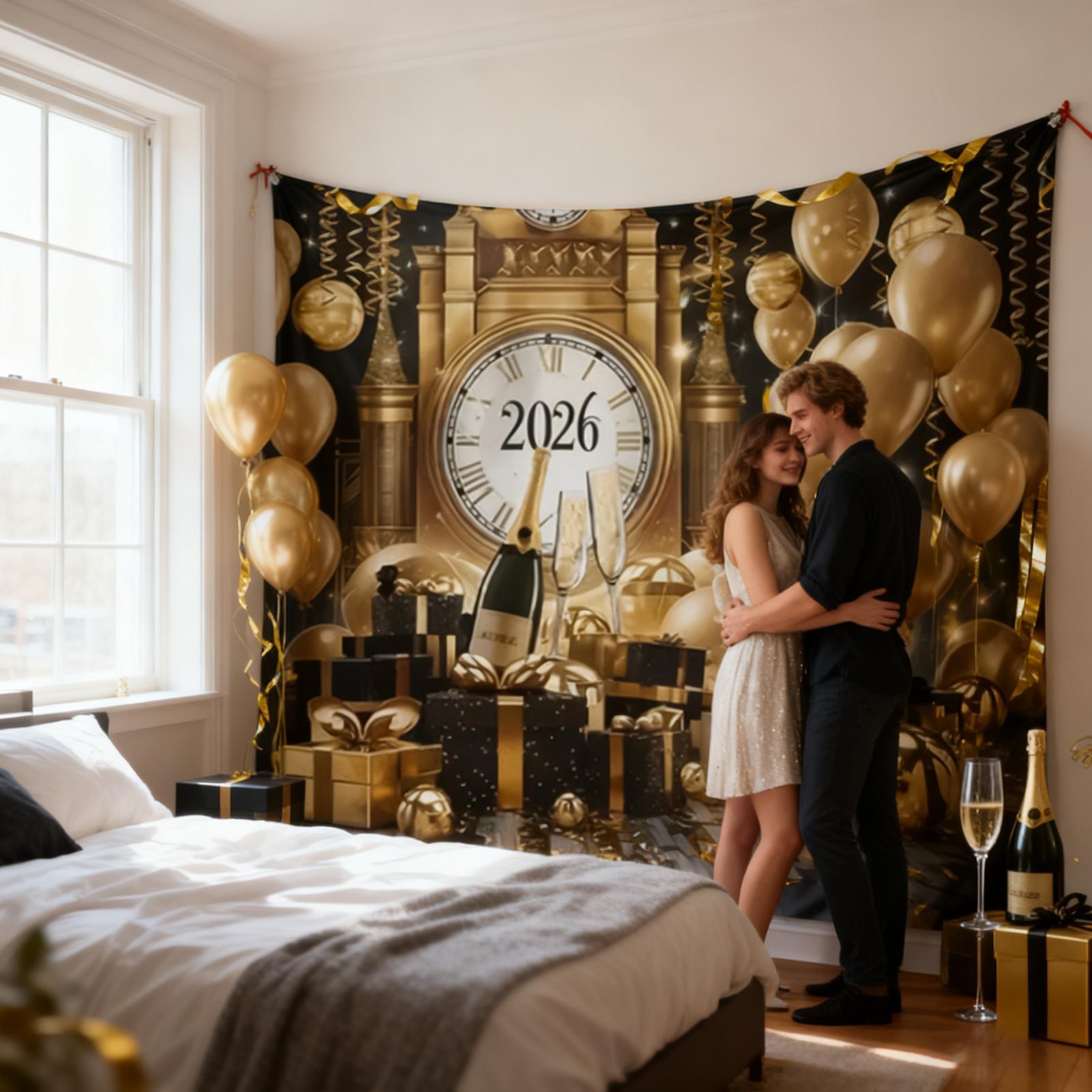 Happy New Year 2026 2026 Gold  - Home Office Holidays 2026 recension och pris
