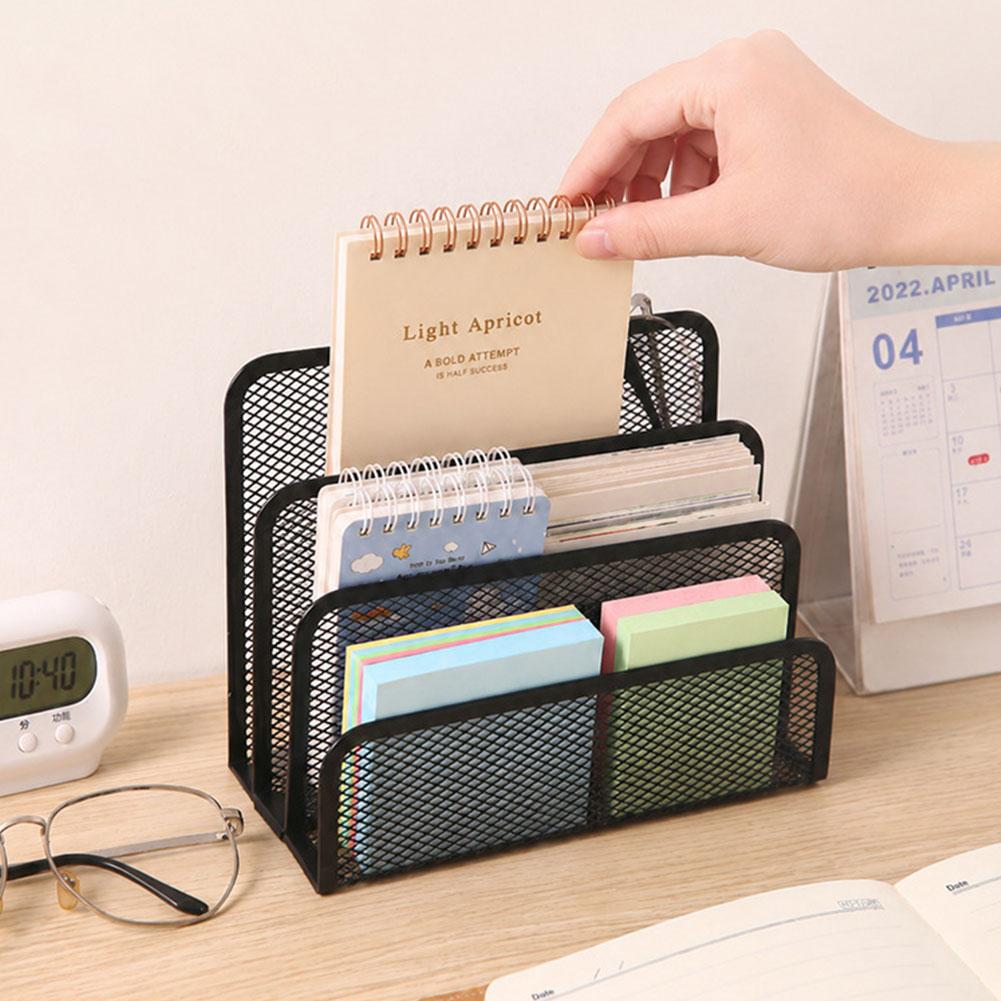 3‑Tier Metal Mesh Desk Organiz - Home Office Freelancer recension och pris