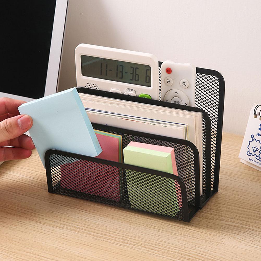 3‑Tier Metal Mesh Desk Organiz - Home Office Freelancer recension och pris