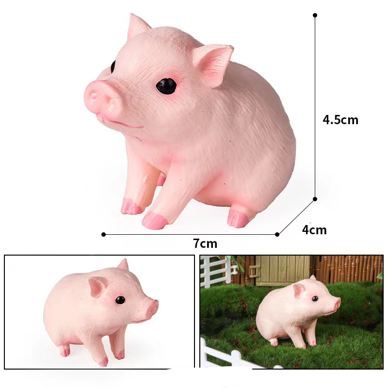 Room Decor Mini Pig Figurines  - Home Office Freelancer recension och pris