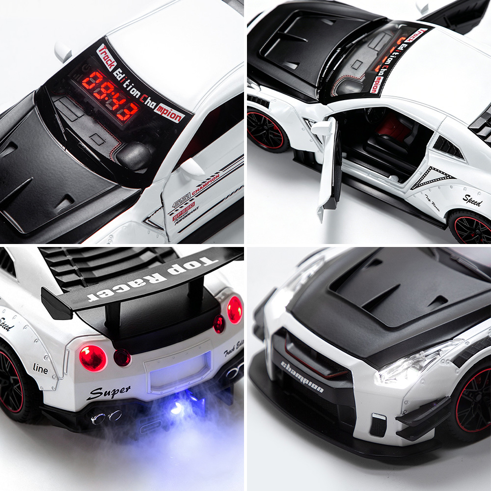1PCS Rechargeable Hypercar Mod - Led Desk Clock recension och pris