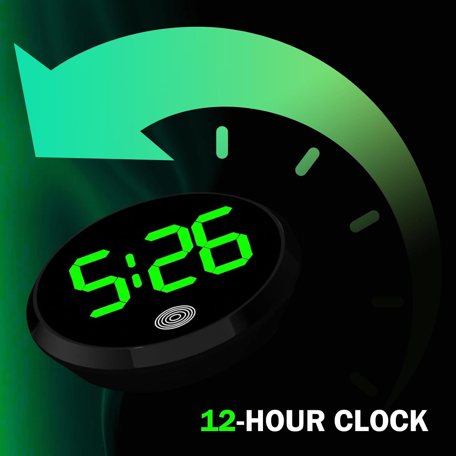 Universal Car Dashboard Digita - Led Desk Clock recension och pris