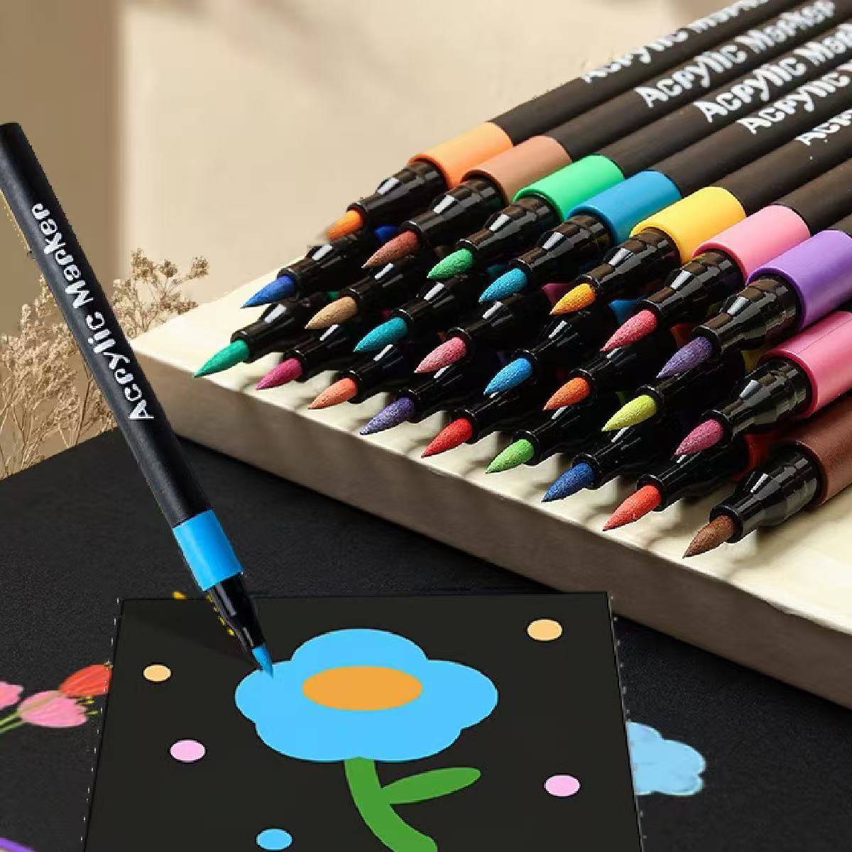 12/24/36pcs Soft Brush Tip Acr - Copic Marker Classic recension och pris
