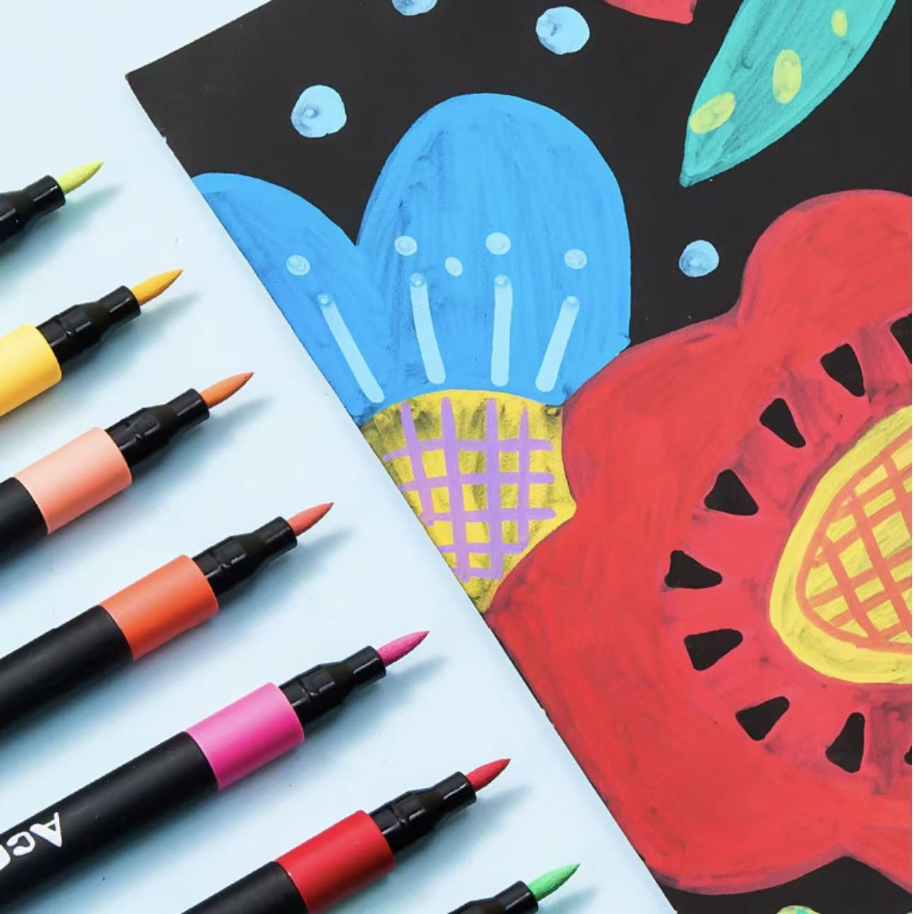 12/24/36pcs Soft Brush Tip Acr - Copic Marker Classic recension och pris